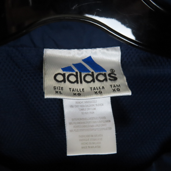 Adidas Trefoil logo hooded Windbreaker Coat, XL - Picture 2 of 7
